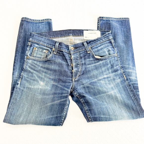 Rag & Bone Fit 2 Slim Leg Dark Wash Denim Jeans Dark Vintage Size 30 - Picture 4 of 9